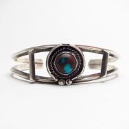 OLDPAWN Triangular Wire Cuff Bracelet w/Bisbee TQ  c.1970～