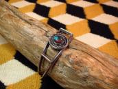 OLDPAWN Triangular Wire Cuff Bracelet w/Bisbee TQ  c.1970～