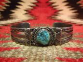 Antique Split Shank Cuff w/Spiderweb TQ  c.1920