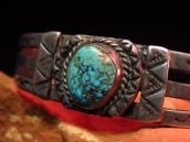 Antique Split Shank Cuff w/Spiderweb TQ  c.1920