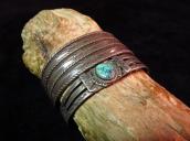 Antique Split Shank Cuff w/Spiderweb TQ  c.1920