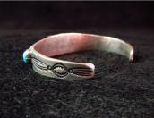 Antique 9 Row Ingot Silver Cuff w/TQ  c.1920～