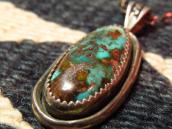 Vintage Royston TQ Shadowbox Fob Necklace