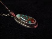 Vintage Royston TQ Shadowbox Fob Necklace