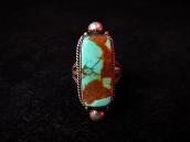 【Fred Thompson】 Navajo Vintage Ring w/Square TQ  c.1970