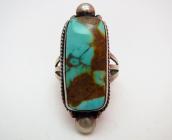 【Fred Thompson】 Navajo Vintage Ring w/Square TQ  c.1970