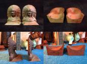 Antique Indian Chief Cast Iron Bookends 1910～