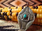 Vintage Thunderbird Stamped Fob Necklace c.1930