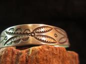 Antique Stamped Ingot Silver Cuff  c.1930