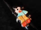 Zuni Channel Inlay Mickey Ring c.1970