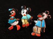 Zuni Channel Inlay Mickey Ring c.1970