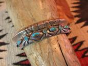 Vintage Engraving Silver Cuff Bracelet  c.1940