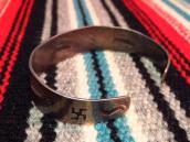 Antique Crossedarrows & 卍 Stamped Cuff  c.1920～