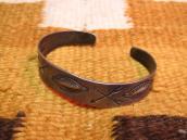 Antique Crossedarrows & 卍 Stamped Cuff  c.1920～