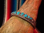 Antique Twistedwire Silver Cuff Bracelet  c.1940