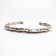 【Wolf-Robe】Vintage Narrow TriangleWire Cuff Bracelet c.1940～