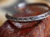 【Wolf-Robe】Vintage Narrow TriangleWire Cuff Bracelet c.1940～