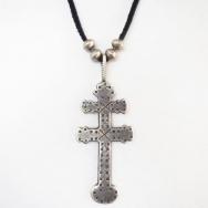 【Dyaami Lewis】Acoma Dragonfly Cross Top w/Vtg Sliver Beads