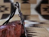 【Dyaami Lewis】Acoma Dragonfly Cross Top w/Vtg Sliver Beads