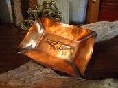 Vintage Thunderbird Repos Copper Ashtray