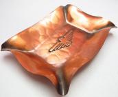 Vintage Thunderbird Repos Copper Ashtray