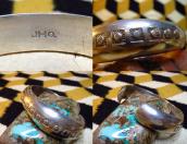 Joe H. Quintana Dome Shaped Hollow Silver Cuff Bracelet