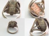 【Fred Thompson】 Navajo Gem Grade #8 TQ Silver Ring  c.1965