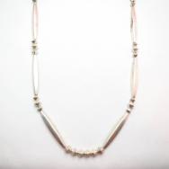 【Joe H. Quintana】 Cochiti Silver Eagle & Stud Bead Necklace