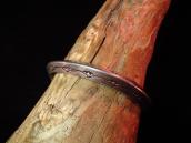 Vintage Stamped Ingot Triangle Wire Cuff  c.1950～