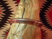 Vintage Stamped Ingot Triangle Wire Cuff  c.1950～