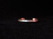 Vintage Stamped Ingot Triangle Wire Cuff  c.1950～