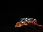 Antique Navajo Stamped Ingot Silver Cuff w/TQ  c.1920～