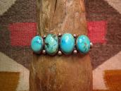 Vintage Twisted Wire 4 TQ Row Silver Cuff Bracelet  c1950～