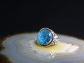 【Fred Thompson】Navajo Hi-Grade LoneMt. Turquoise Ring c.1965