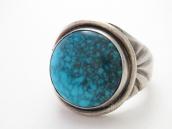 【Fred Thompson】Navajo Hi-Grade LoneMt. Turquoise Ring c.1965