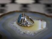 【Fred Thompson】Navajo Hi-Grade LoneMt. Turquoise Ring c.1965