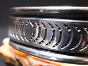 【NAVAJO GUILD】 Vtg Stamped Ingot Silver Cuff Bracelet c.1940