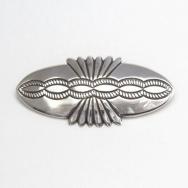 【U.S.NAVAJO 70 / NAVAJO GUILD】 Stamped Silver Pin  c.1941