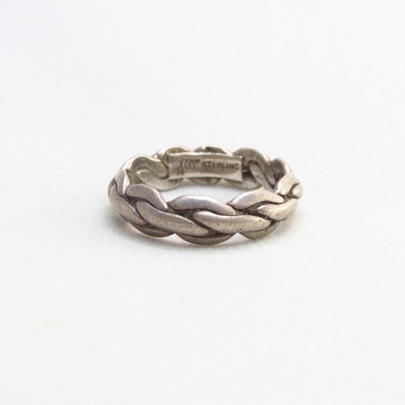 Vintage 【BELL TRADING】 Twisted Triangle Wire Ring  c.1945～