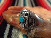 Antique Thunderbird Applique Cigar Band Ring w/TQ  c.1925～