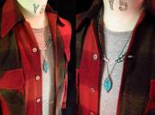 Vintage Shell & Turquoise Beads 2 Strand Heishi Necklace