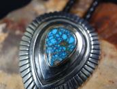 【Jerry Roan】Overlay Bolo w/Gem Quality Turquoise  c.1960～