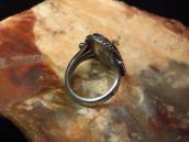 Vintage Navajo Silver Ring w/Gem Grade #8 Turquoise  c.1945～