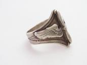 Atq【Prop & Wings/U.S. Air Corps】Navajo Silver Ring c.1940～