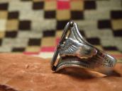 Atq【Prop & Wings/U.S. Air Corps】Navajo Silver Ring c.1940～