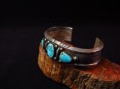 Vintage Navajo Gem Grade #8 Turquoise Cuff Bracelet  c.1950～