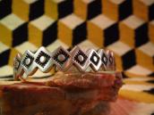 Cippy CrazyHorse Cochiti Snake Shape Stamped Cuff