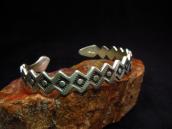 Cippy CrazyHorse Cochiti Snake Shape Stamped Cuff