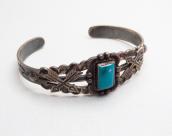 Antique Crossed Arrows Patched Cuff Bracelet w/TQ  c.1940～