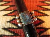 Vintage Ring with Top Grade Lone Mt. Stone  c.1940